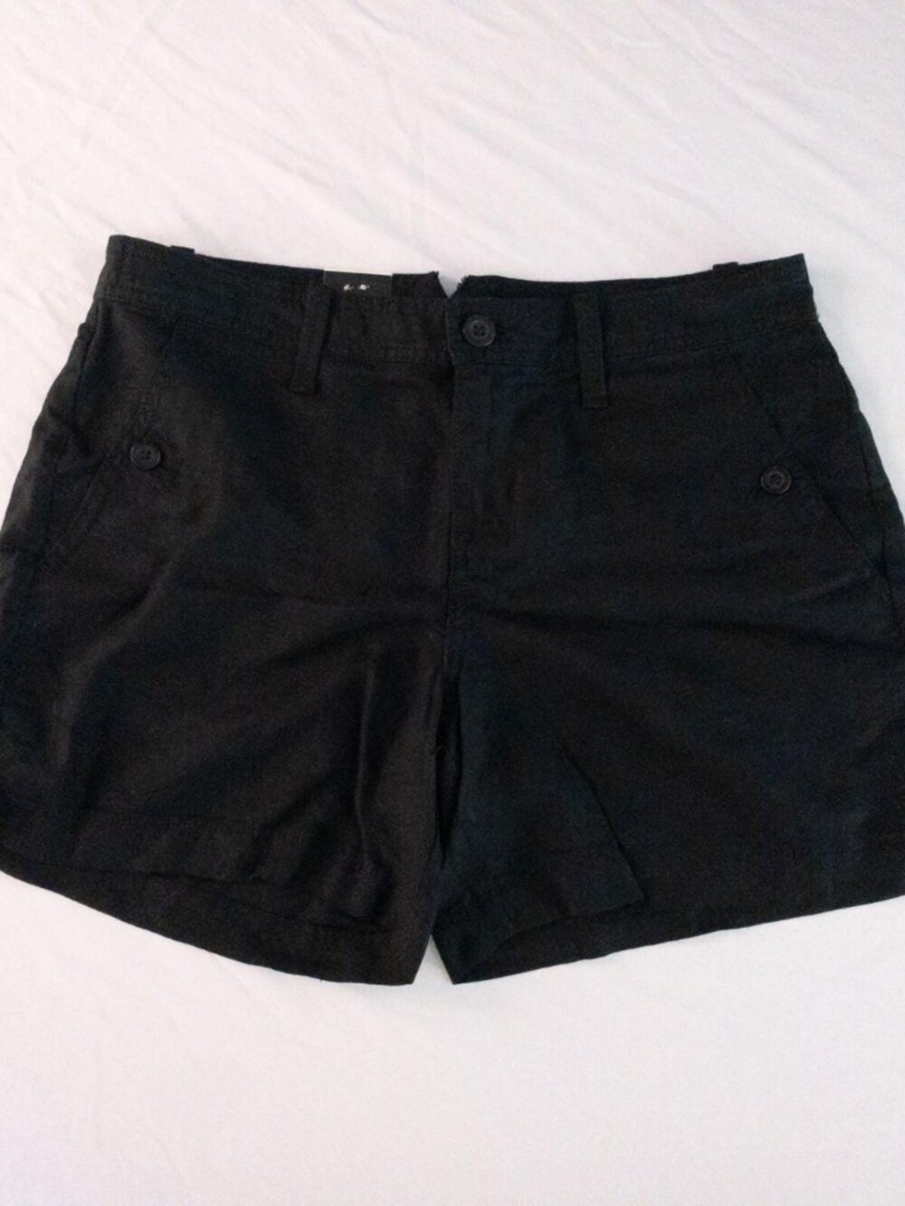 Calvin Klein Black Solid Shorts Womens 4 Small
